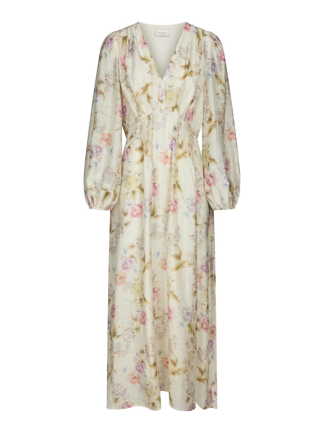 Silfi Vintage Flower kjole - Off White